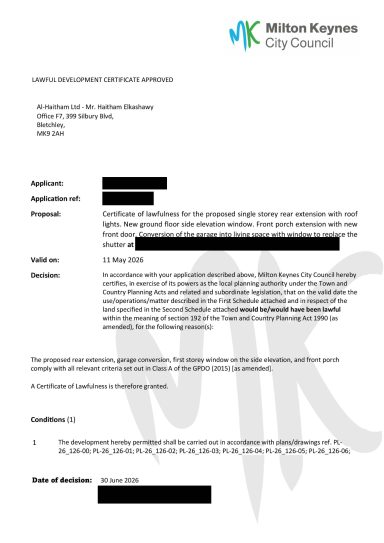 Council planning decision