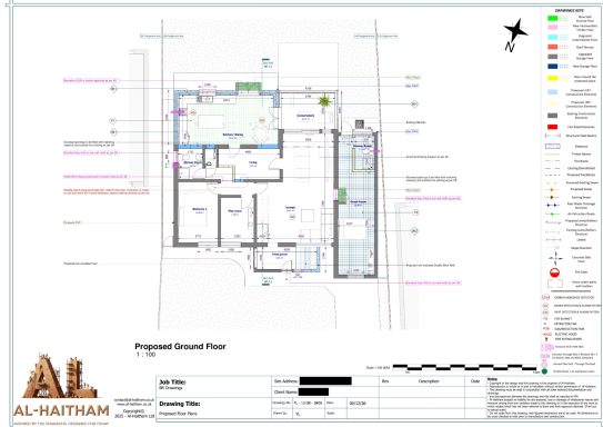 Proposed ground floor - BR